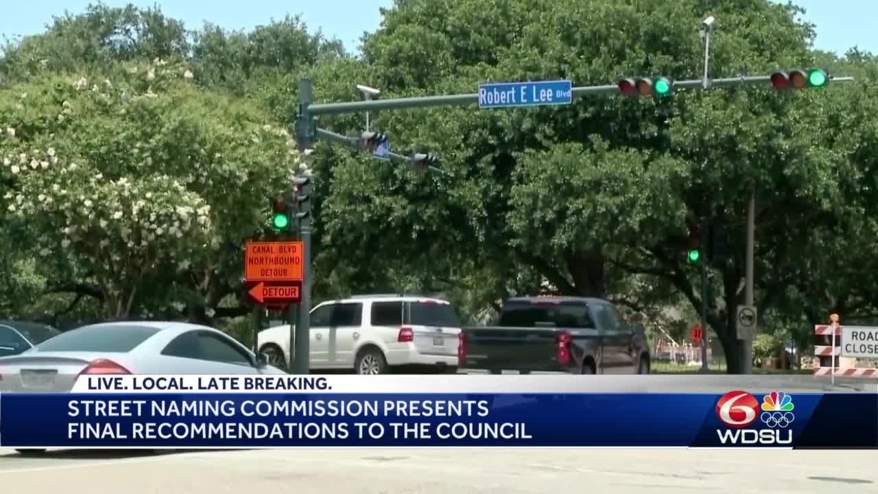 Street Renaming Commission makes final recommendations