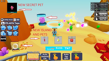 Tapping Sim 🏝️Mining Island 🥚 New Secret pet 🥚 New Egg • ✨ New secret pet Perk pass