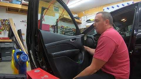 How To: 2015 Dodge Dart door front panel removal