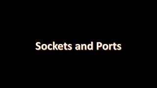 Sockets and Ports in Python