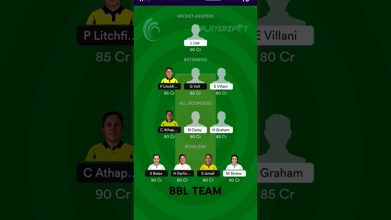 ST vs HH bbl team 