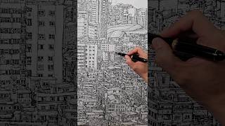 Sketching with a Platinum Century fountain pen (ASMR) #art #asmr #satisfying