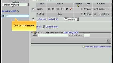 Using table maintenance options by Host4Go Tutorials