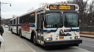 MTA: 2003 New Flyer D60HF "Galaxy" Articulated [5746] Bx22 bus