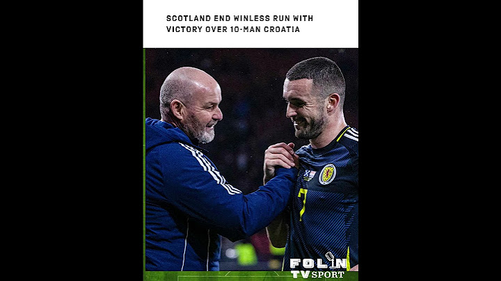 Scotland end winless run with victory over 10-man Croatia