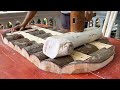 Woodworking Ideas Perfect For Woodworking Projects Easily From Dry Tree Stump - DIY Wooden Furniture