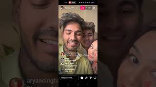 Digvijay Unnati Sachin and Lakshay live on Instagram today 🥰 #splitsvilla15