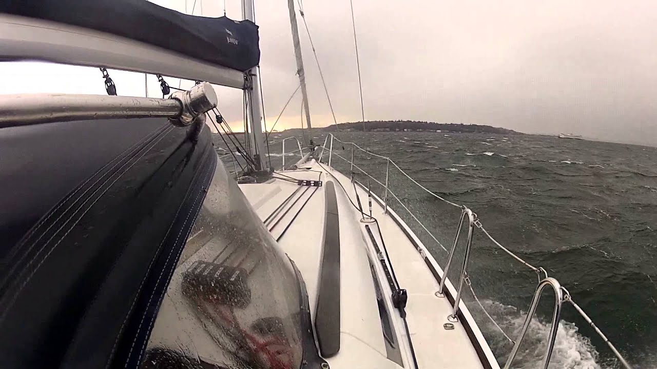 Puget Sound Sailing Gale Force Winds Jan 11. 2014 YouTube