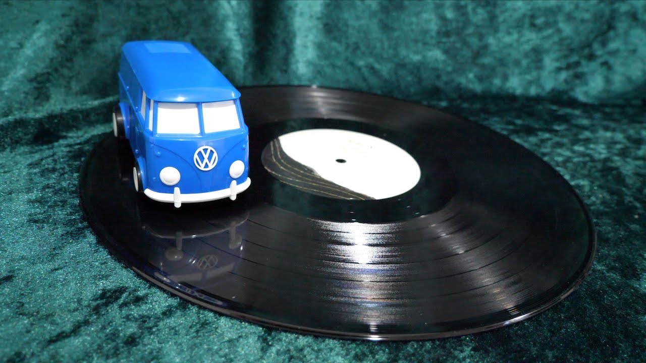 A Tiny Car That Drives Across a Vinyl Record - YouTube