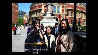 Elvina's graduation day at Imperial College