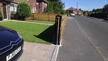 Sliding gate DIY