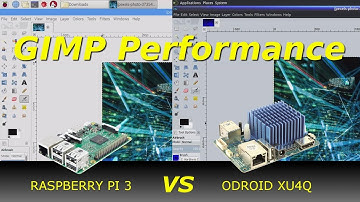 ODROID XU4 vs Raspberry Pi 3 - GIMP Performance Comparison