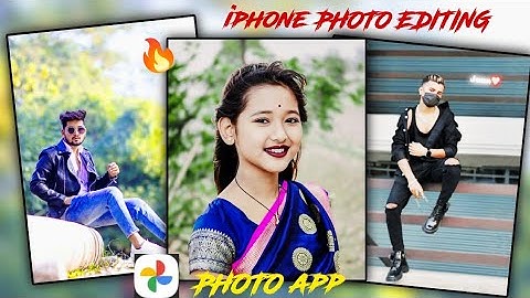 Android मोबाइल से iphone जैसा photo edit करें | Iphone photo editing in android | Iphone photo edit