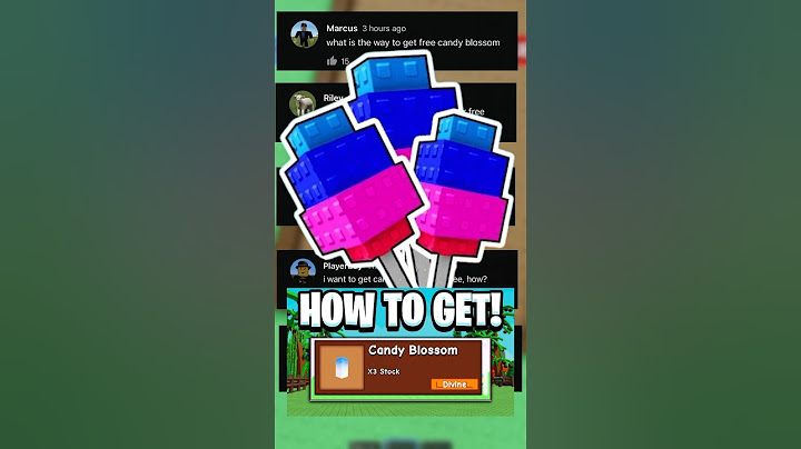 How to Get Candy Blossom FAST in Grow a Garden 🌸 (Easy Method!) #shorts