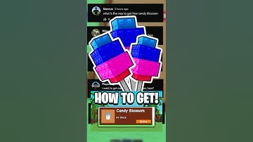 How to Get Candy Blossom FAST in Grow a Garden 🌸 (Easy Method!) #shorts