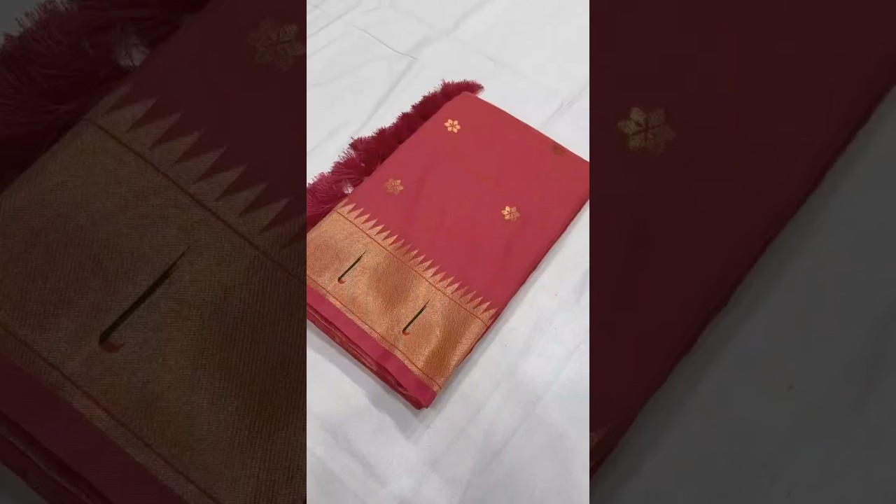 Paithani Vitthala Pallu Muniya Border Saree
