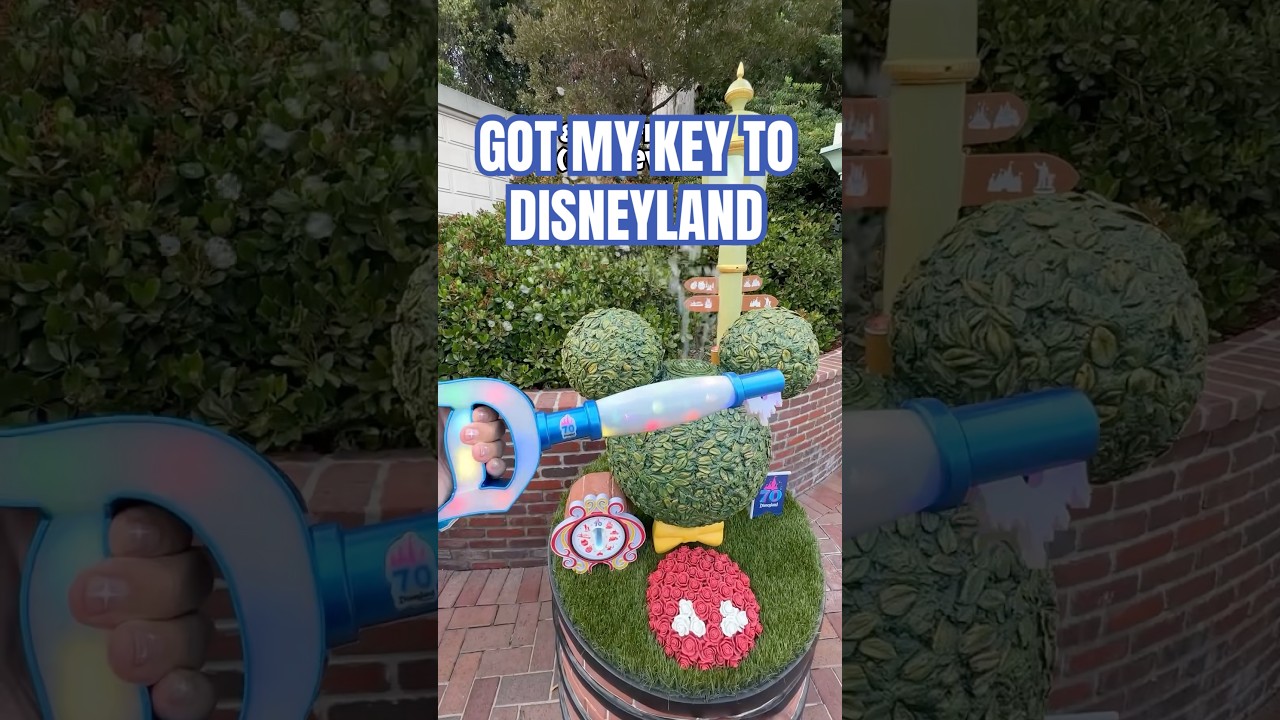 I GOT A KEY TO DISNEYLAND! ✨🔑 