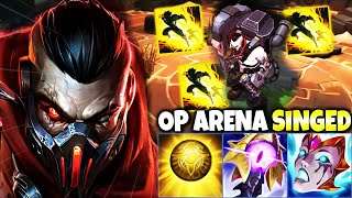 ARENA SINGED WITH 3 TIMES FLASH IS SUPER OP!!! - League of Legends