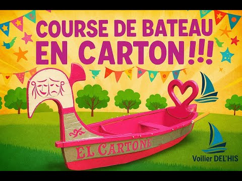 ⁣Bateau en Carton / Cardboard Boat : Construction et Course de la gondole   EL CARTONE