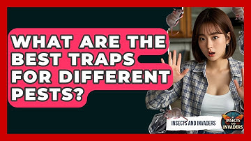 What Are The Best Traps For Different Pests? - Insects and Invaders
