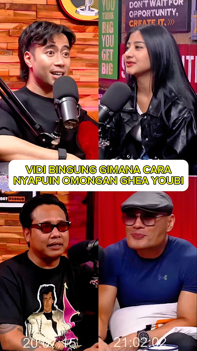 Vidi bingung cara nyapuin omongan ghea youbi #podcast
