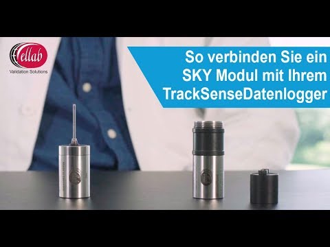 Wie Sie ein SKY Modul mit einem TrackSense Pro Datenlogger verbinden