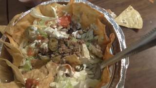 Mangos Mexican Cuisine Alpena Michigan!! The Taco Salad Awesome Food!!