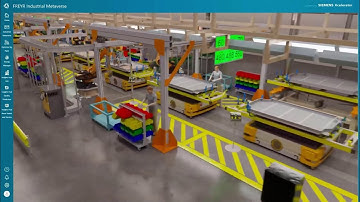Battery pack assembly line powered by Process Simulate software and the Industrial Metaverse