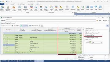 ADVANCED REPORTS PLUGIN – BOQ for concrete objects.