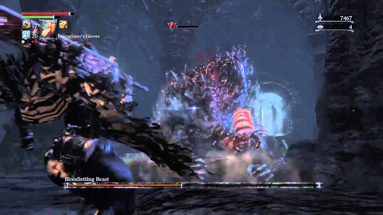 Bloodborne - Lv 72 arcane build vs depth 5 cursed rotten fetid headless ...