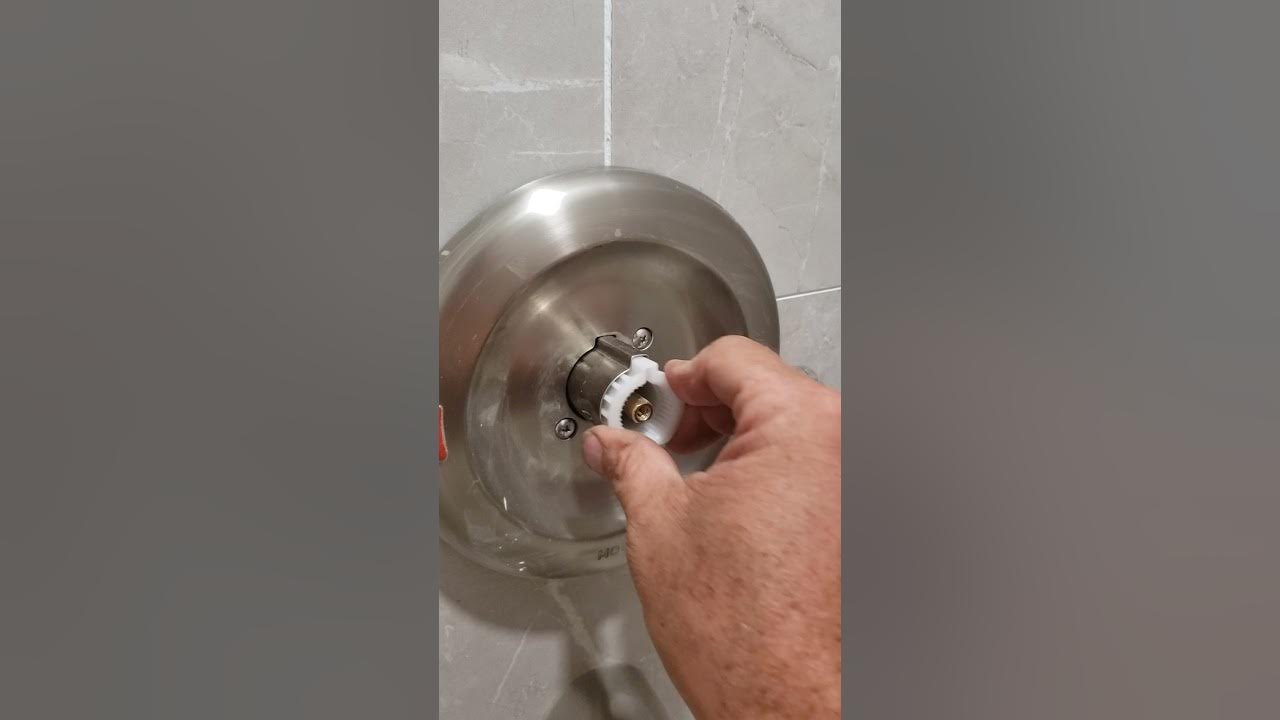 How to remove Moen tub shower bath valve handle/assembly & replace and