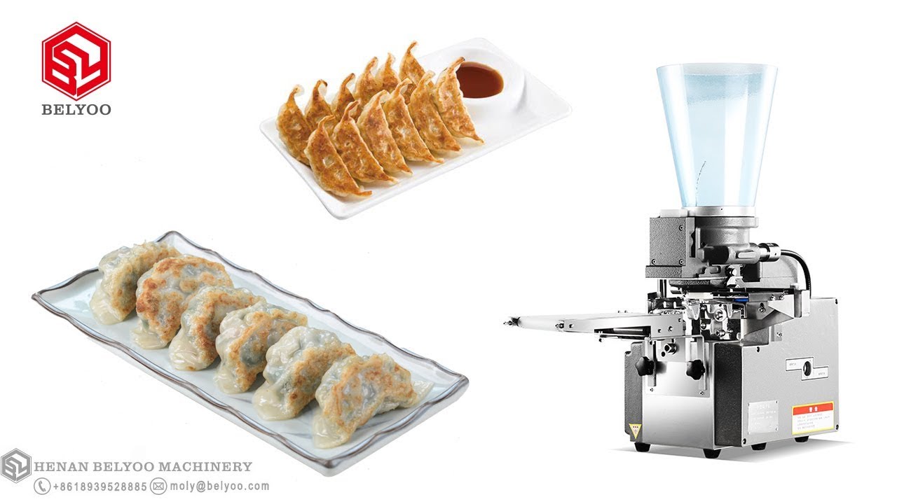 Belyoo brand 110v/220v semi automatic tabletop dumpling gyoza making
