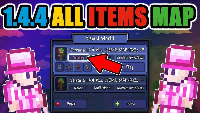 Terraria 1.4 All Items World! #PC [DOWNLOAD LINK BELOW!]