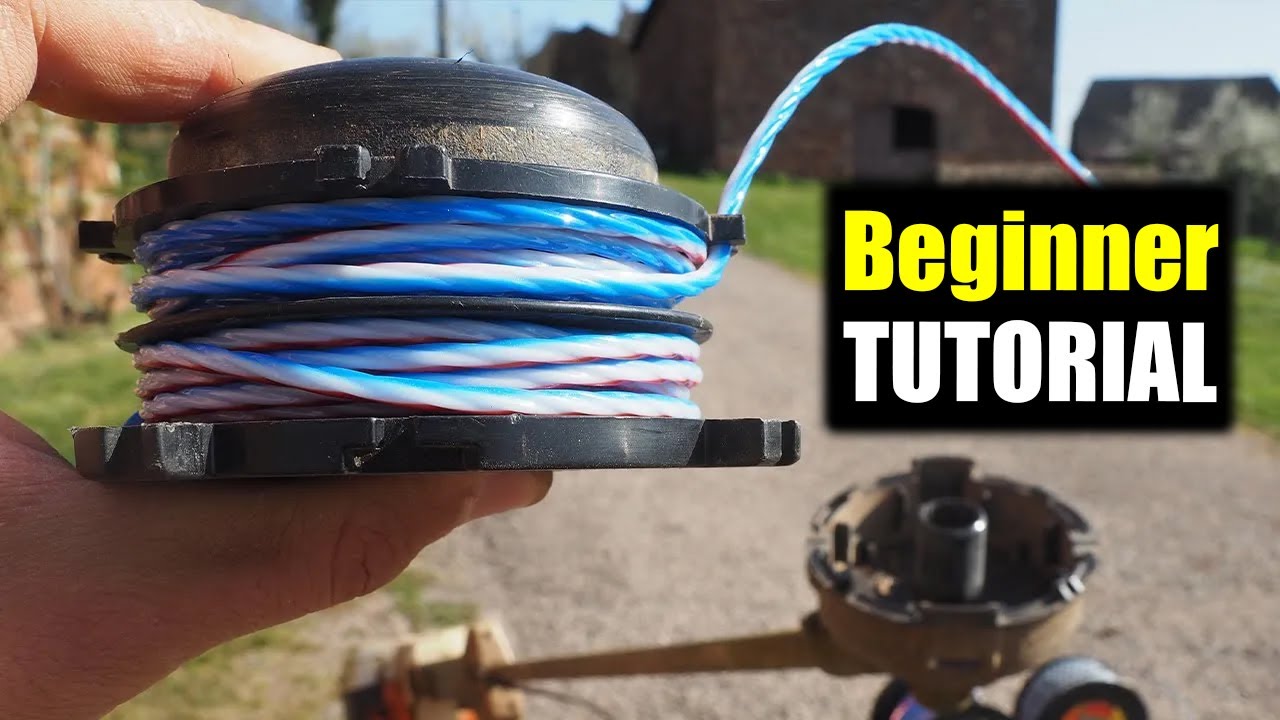 How to PUT the Line Back in Your Brushcutter/Trimmer? Tutorial