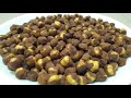 How to make uppu kadalai at home  roasted black chickpeas  roasted chana recipe  homemade snacks