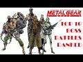 Top 10 Metal Gear Solid 1 Bosses Ranked