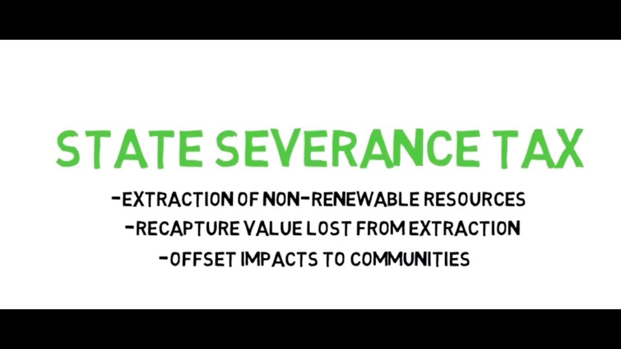 Colorado Severance Tax 101 YouTube