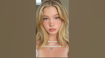 How to do this clean makeup look ✨🌷💌 #skincare #makeup #tips #brightlife2580