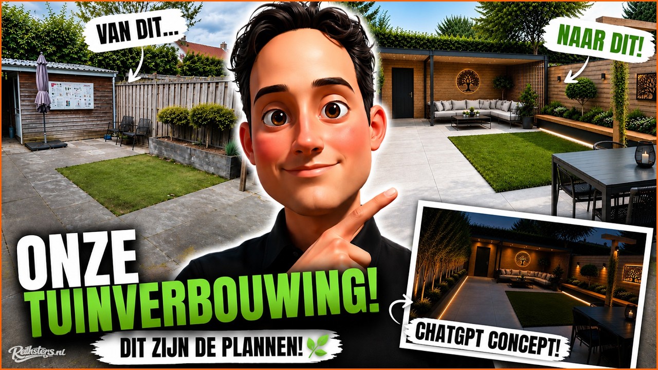 WE MAKEN DE PLANNEN BEKEND VOOR ONZE DROOMTUIN! 🌿 - VLOG #796