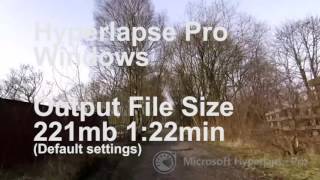 Microsoft Hyperlapse Pro vs Hyperlapse Android - Hero 4 Session