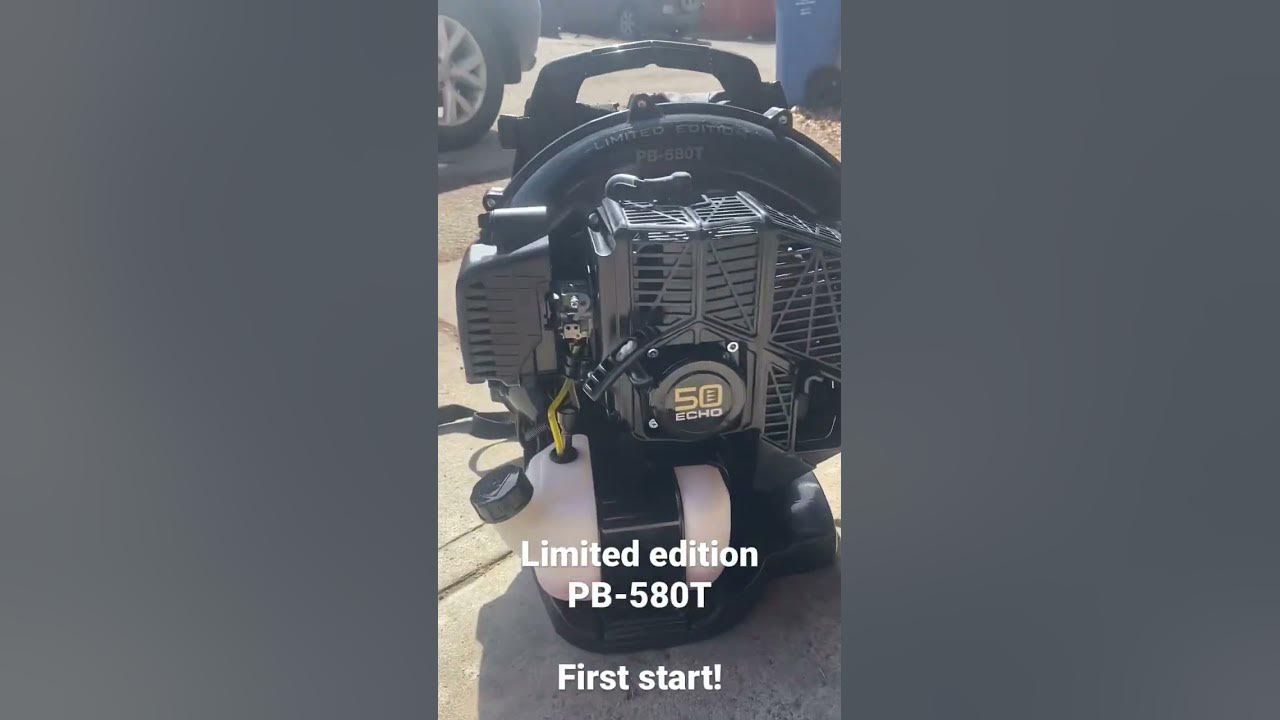 Limited Edition ECHO PB580T 50th year Backpack Blower First Start 