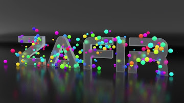 nparticles with text