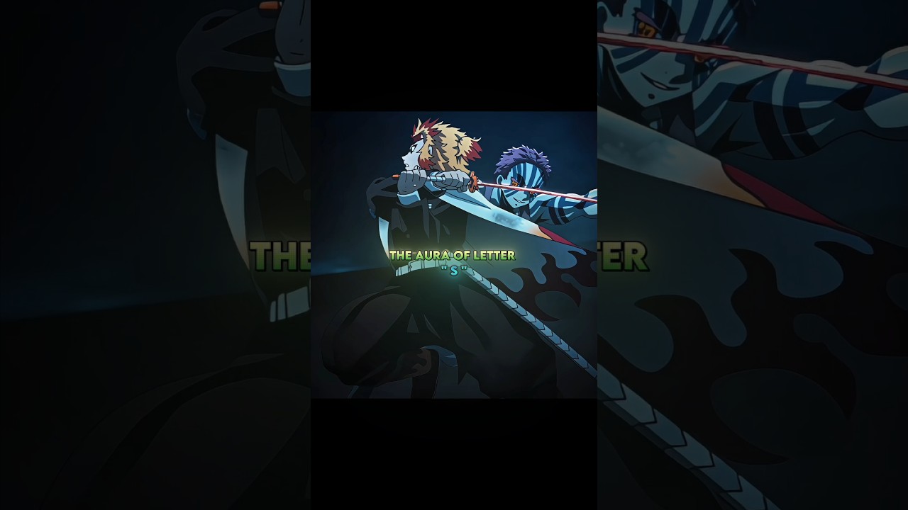 The aura of letter S 🤯🔥 