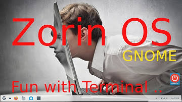 Zorin OS - GNOME - New User - Fun Terminal Commands.