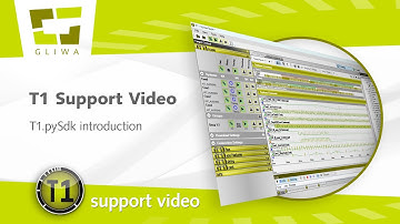 T1.api - Automation of T1 - Using a Python script (T1.pySdk)