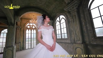 Váy cưới trắng đuôi dài tinh khôi - PT19 | Chụp Ảnh Cưới Chuyên Nghiệp Tại HCM