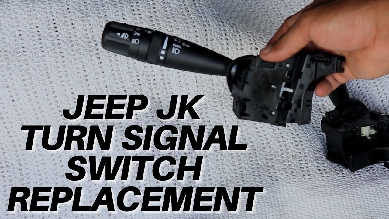 How To Replace Turn Signal Stock (Multi-function Switch) | 2007-2018 Jeep  Wrangler JK | - YouTube