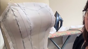 Corset pattern draping: part 3. Almost 2hr 50min live replay