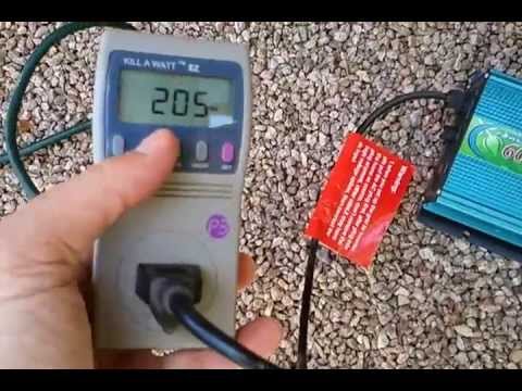 DIY Solar Panels with Grid Tie Inverter - Update - YouTube