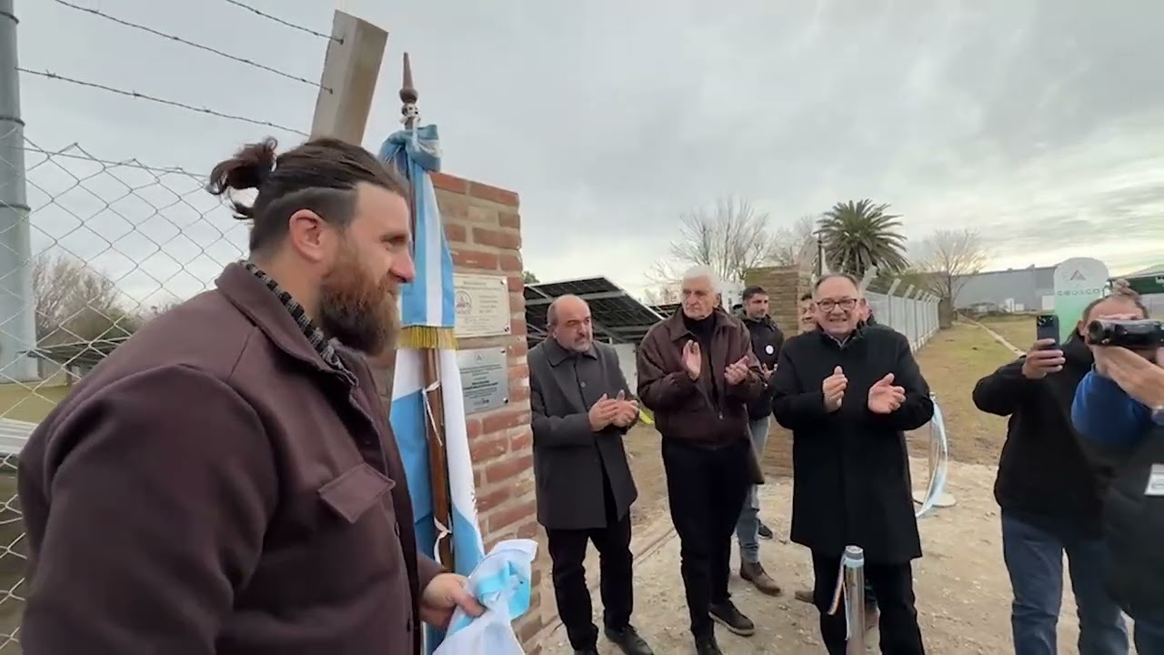 Camilo Aldao: CEOSCA inauguró su parque solar. La palabra de Matías Fabbri